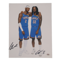 Shai Gilgeous-Alexander & Cason Wallace Signed Thunder 11x14 Photo (PSA) at PristineAuction.com