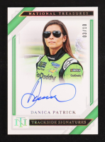 Danica Patrick 2021 Panini National Treasures Trackside Signatures Holo Gold #10 #03/10 at PristineAuction.com