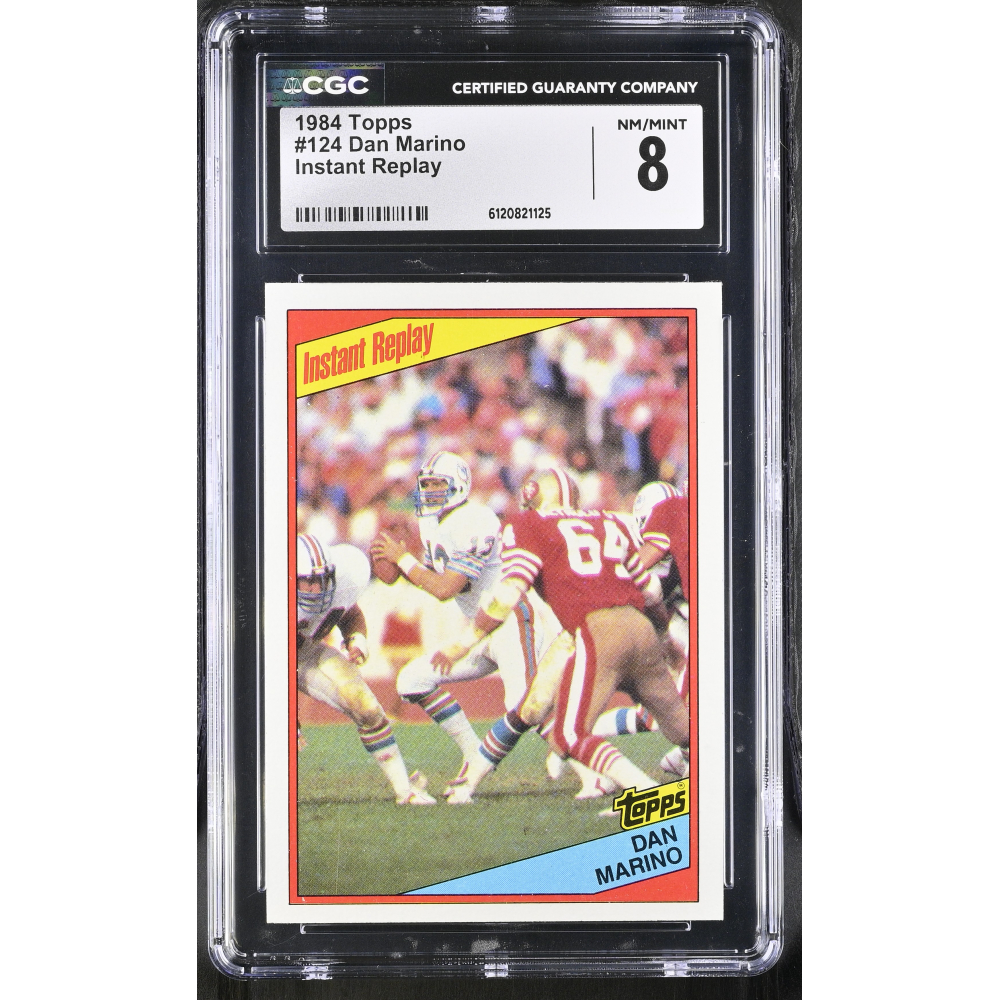 Dan Marino 1984 Topps Instant Replay #124 (CGC 8) at PristineAuction.com