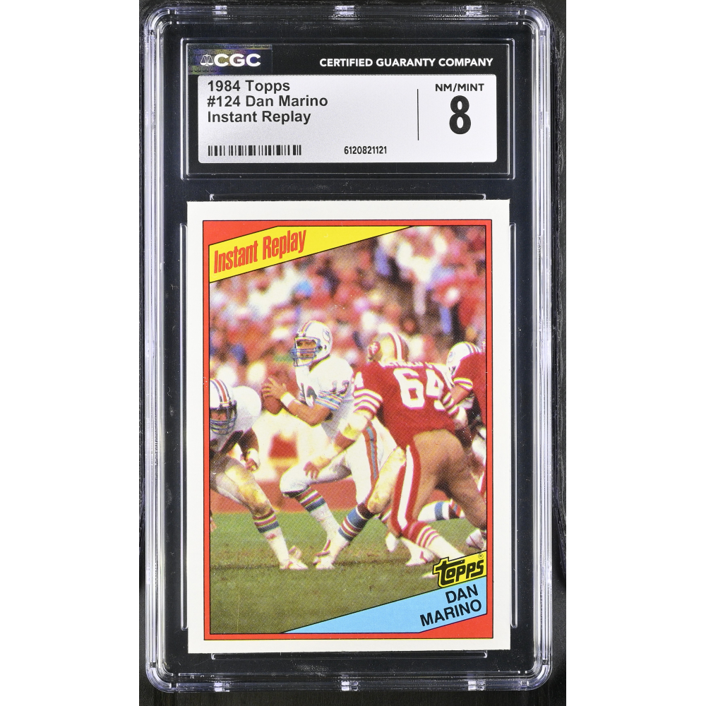 Dan Marino 1984 Topps Instant Replay #124 (CGC 8) at PristineAuction.com