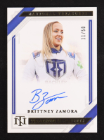 Brittney Zamora 2021 Panini National Treasures Trackside Signatures #4 #11/50 at PristineAuction.com