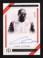 Cole Custer 2021 Panini National Treasures Trackside Signatures Silver #7 #13/25 at PristineAuction.com