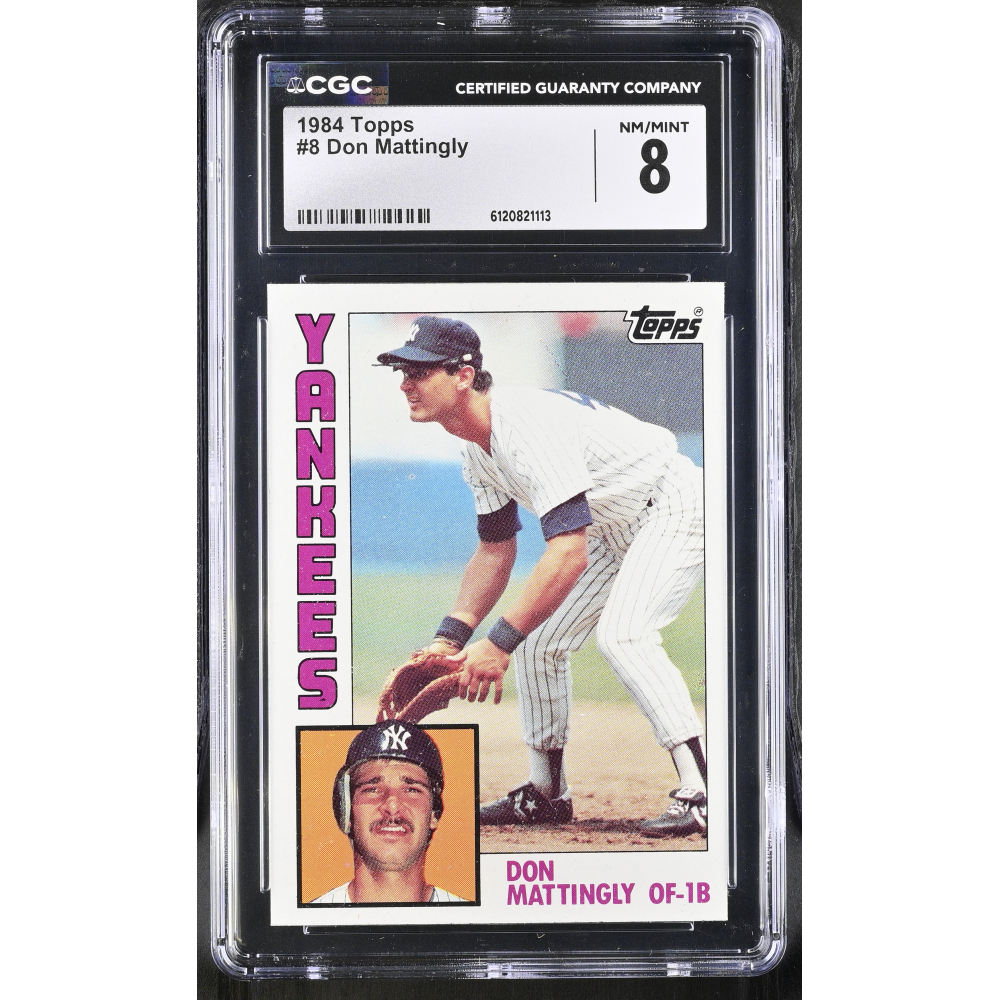 Don Mattingly 1984 Topps #8 (CGC 8) at PristineAuction.com