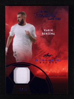 Karim Benzema 2025 Leaf ITG Used Sports In the Beautiful Game Used Navy Blue #BU9 #06/65 at PristineAuction.com