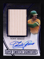 Tony Armas 2025 Leaf ITG Used Sports Super Swatch Signatures Navy Blue #SSTA1 #32/35 at PristineAuction.com
