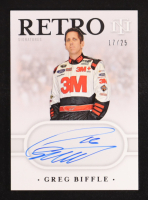 Greg Biffle 2021 Panini National Treasures Retro Signatures #9 #17/25 at PristineAuction.com
