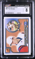 Tom Brady 2000 Pacific Aurora #84 RC (CGC 8) at PristineAuction.com