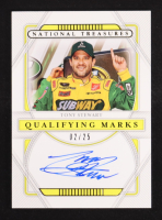 Tony Stewart 2021 Panini National Treasures Qualifying Marks #11 #02/25 at PristineAuction.com