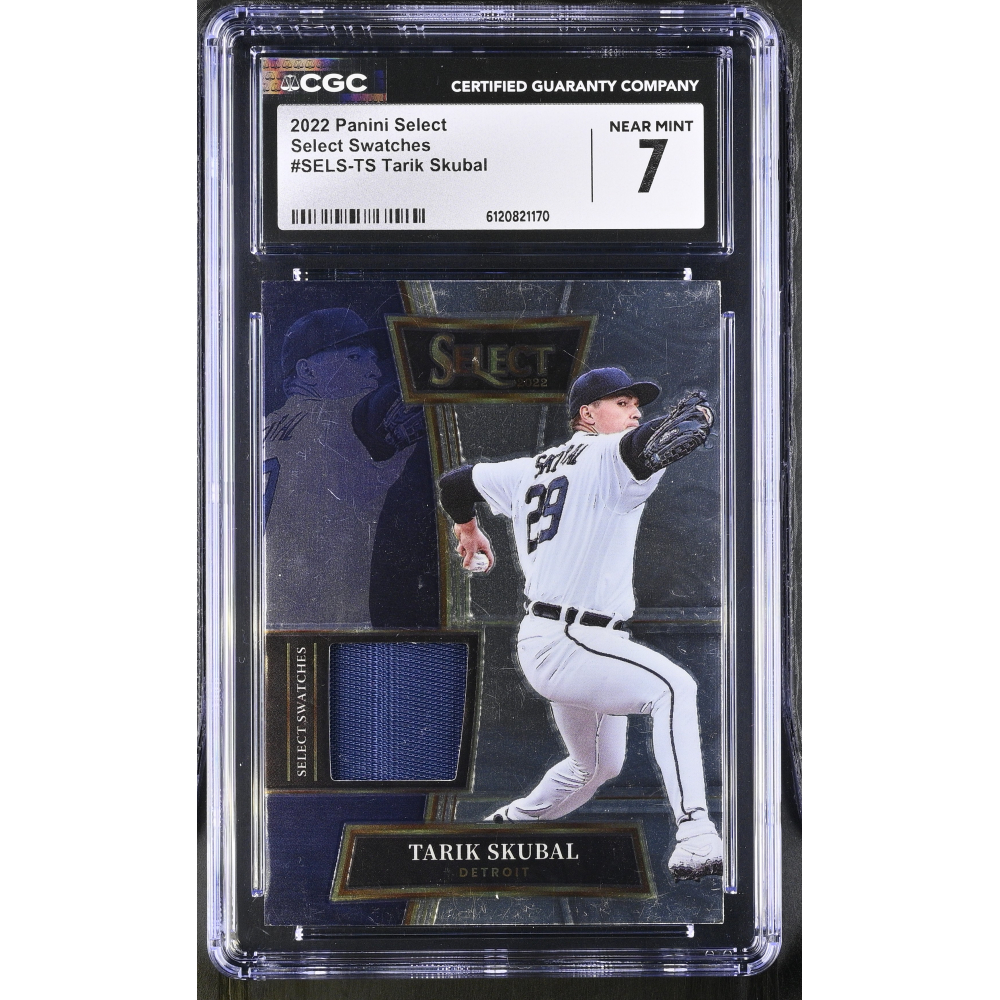 Tarik Skubal 2022 Panini Select Select Swatches #SELSTS (CGC 7) at PristineAuction.com