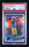 Quentin Johnston 2023 Donruss Optic Stars #265 RR RC (PSA 10) at PristineAuction.com