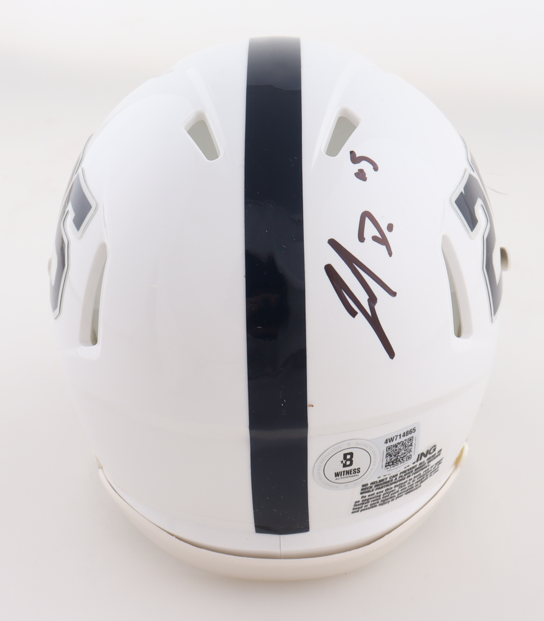 Jahan Dotson Signed Penn State Nittany Lions Speed Mini Helmet (Beckett) at PristineAuction.com Jahan Dotson Signed Penn State Nittany Lions Speed Mini Helmet (Beckett) at PristineAuction.com