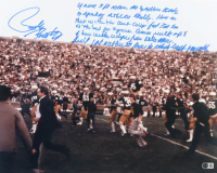 Rudy Ruettiger Signed Notre Dame Fighting Irish 16x20 Photo with Extensive Inscription (Beckett) at PristineAuction.com