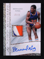 Bernard King 2025 Leaf ITG Used Sports In the Game Used Autograph Sparkle Silver #IGABK1 #15/15 at PristineAuction.com