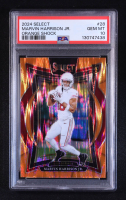Marvin Harrison Jr. 2024 Select Prizm Orange Shock #28 RC #268/499 (PSA 10) at PristineAuction.com