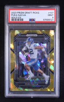 Puka Nacua 2023 Panini Prizm Draft Picks Prizms Gold Ice #197 RC (PSA 9) at PristineAuction.com