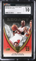 Michael Jordan 2008-09 Upper Deck Jordan Legacy #593 (CGC 10) at PristineAuction.com