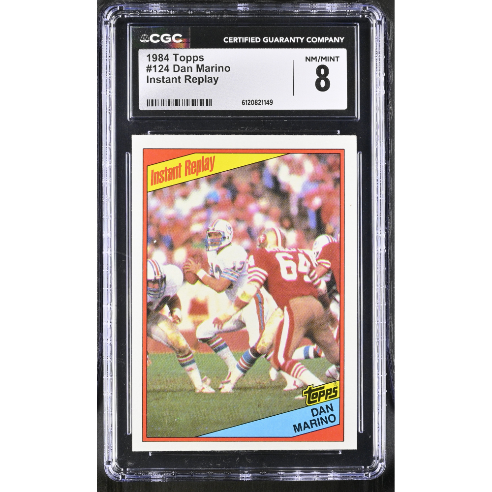 Dan Marino 1984 Topps Instant Replay #124 (CGC 8) at PristineAuction.com