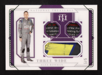 Alex Bowman 2021 Panini National Treasures Three Wide Green #2 #5/5 at PristineAuction.com