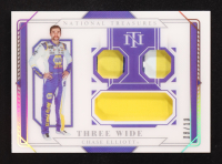 Chase Elliott 2021 Panini National Treasures Three Wide Holo Gold #1 #08/10 at PristineAuction.com