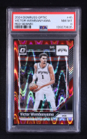 Victor Wembanyama 2024-25 Donruss Optic Red Seismic #45 #068/149 (PSA 8) at PristineAuction.com