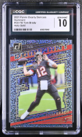 Tom Brady 2021 Panini Clearly Donruss Dominant Holo Gold #1 #1/5 (CGC 10) at PristineAuction.com