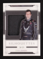 Erik Jones 2021 Panini National Treasures Silhouettes Holo Silver #17 #10/25 at PristineAuction.com