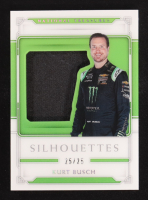 Kurt Busch 2021 Panini National Treasures Silhouettes Holo Silver #2 #25/25 at PristineAuction.com