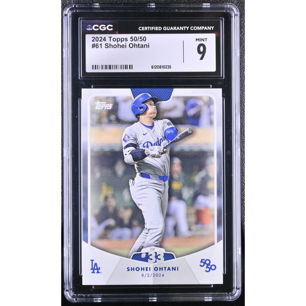 Shohei Ohtani 2024 Topps 50/50 #61 (CGC 9) at PristineAuction.com