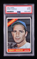 Sandy Koufax 1966 Topps #100 (PSA 2) at PristineAuction.com