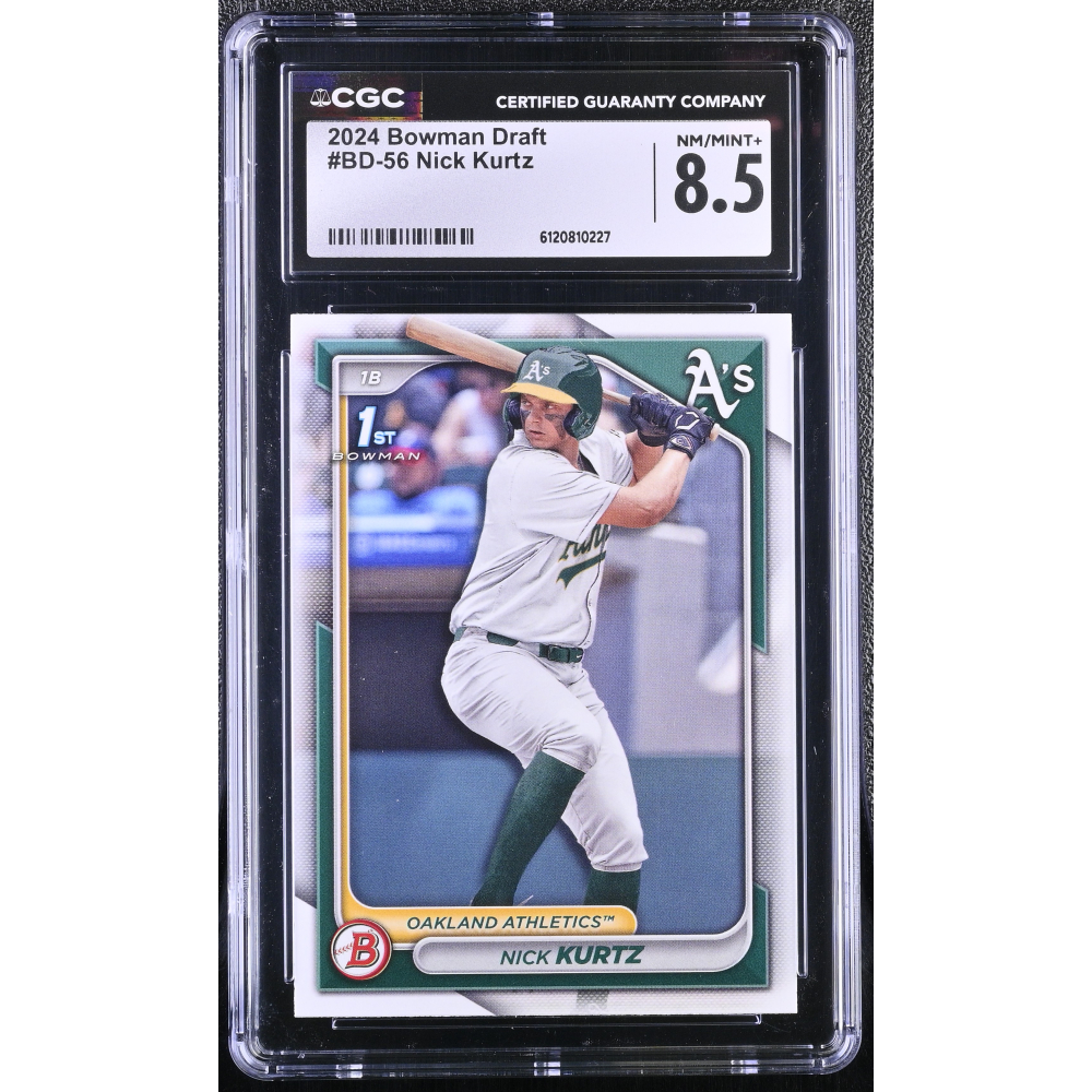 Nick Kurtz 2024 Bowman Draft #56 RC (CGC 8.5) at PristineAuction.com