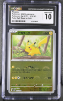 Pikachu 2023 Pokemon Card Game Scarlet & Violet 151 Enhanced Expansion Japanese Poke Ball Reverse Holo #025 (CGC 10) at PristineAuction.com