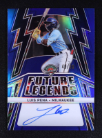 Luis Pena 2025 Panini Prospect Edition Future Legends Signatures Blue #26 #40/49 RC at PristineAuction.com