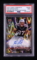 Rob Gronkowski 2023 Topps Composite Resurgence Autographs Gold Power Surge #RARG #08/10 (PSA 9) at PristineAuction.com