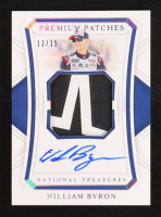 William Byron 2021 Panini National Treasures Premium Patches Holo Silver #3 #11/15 at PristineAuction.com