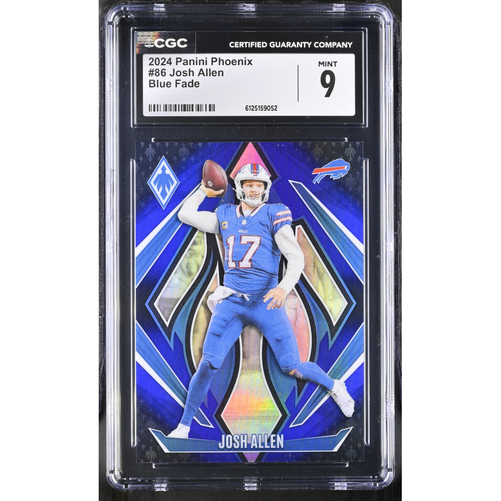 Josh Allen 2024 Panini Phoenix Blue Fade #86 #12/249 (CGC 9) at PristineAuction.com
