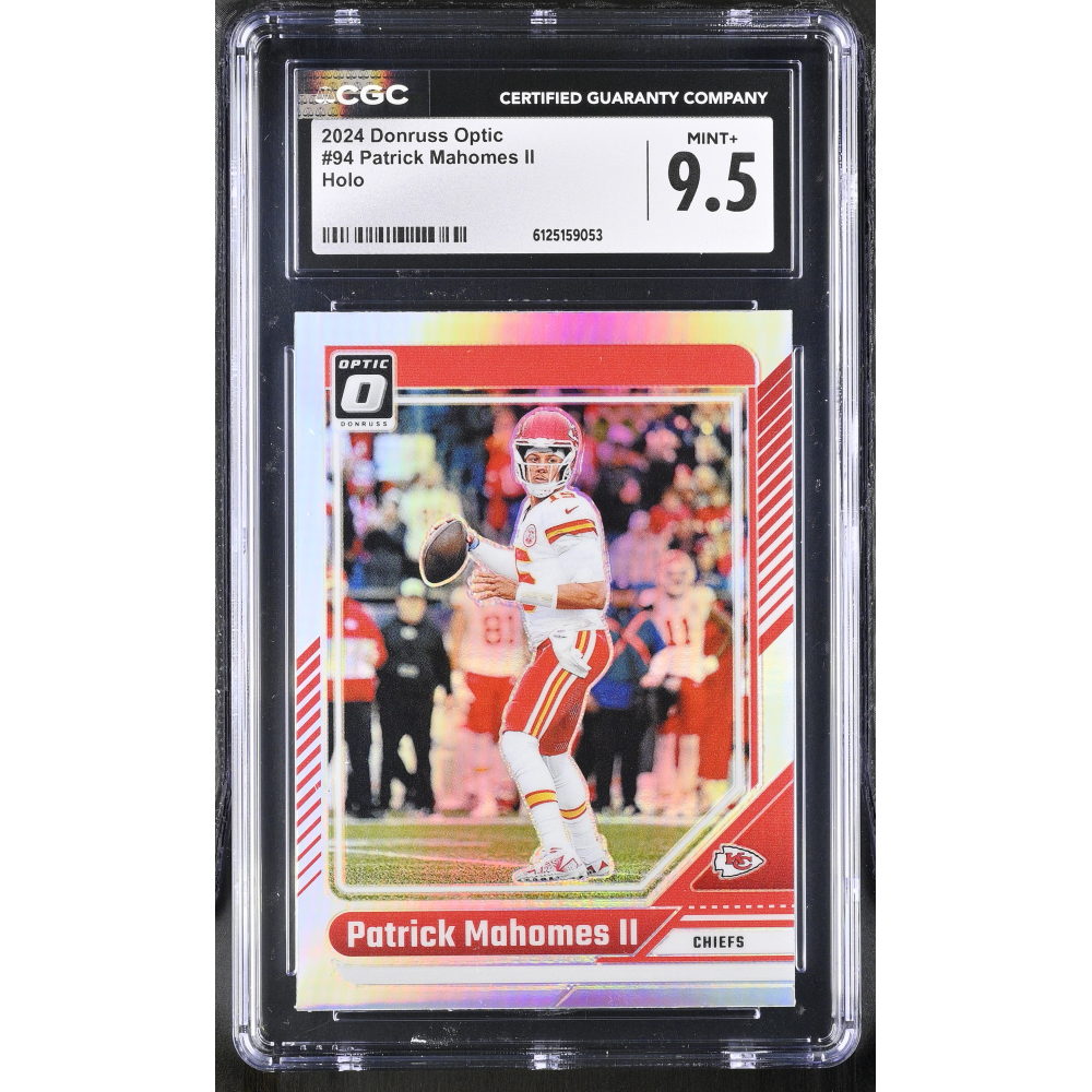 Patrick Mahomes II 2024 Donruss Optic Holo #94 (CGC 9.5) at PristineAuction.com