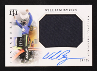 William Byron 2021 Panini National Treasures Finishers Autographs #6 #14/25 at PristineAuction.com