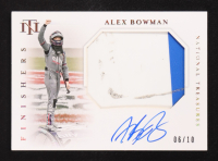 Alex Bowman 2021 Panini National Treasures Finishers Autographs Holo Gold #2 #06/10 at PristineAuction.com