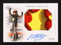Martin Truex Jr. 2021 Panini National Treasures Finishers Autographs Holo Silver #8 #11/15 at PristineAuction.com