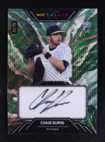 Chase Burns 2024 Wild Card Metallix Green Wave Autographs #WMMACB #10/10 RC at PristineAuction.com