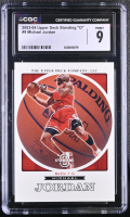 Michael Jordan 2003-04 Upper Deck Standing "O" #9 (CGC 9) at PristineAuction.com