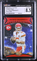 Patrick Mahomes II 2024 Panini Certified Certified Stars Mirror Red #17 #11/99 (CGC 8.5) at PristineAuction.com