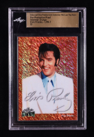 Elvis Presley 2024 Leaf Metal Elvis Presley Icons Collection '60 Leaf Pop Music Shimmer Orange #LPM7 #1/1 (Leaf) at PristineAuction.com