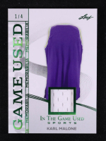 Karl Malone 2025 Leaf ITG Used Sports Game Used Memorabilia Green #GM20 #1/4 at PristineAuction.com