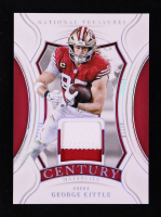 George Kittle 2024 Panini National Treasures Century Materials Holo Silver #84 #08/25 at PristineAuction.com