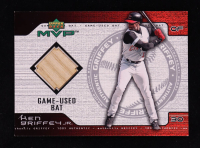 Ken Griffey Jr. 2001 Upper Deck MVP Authentic Griffey #B Bat at PristineAuction.com