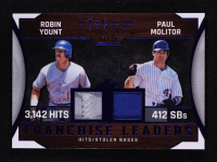Robin Yount / Paul Molitor 2025 Leaf ITG Used Sports Franchise Leaders Blue #FL10 #17/35 at PristineAuction.com