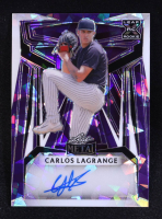 Carlos Lagrange 2023 Leaf Metal Purple Crystals Autographs #BACL1 #4/6 RC at PristineAuction.com