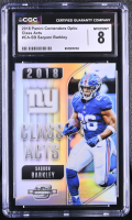 Saquon Barkley 2018 Panini Contenders Optic Class Acts #CA-SB RC #155/175 (CGC 8) at PristineAuction.com