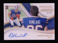 Dalton Kincaid 2023 Immaculate Collection Immaculate Introductions Autographs #3 RC #37/49 at PristineAuction.com
